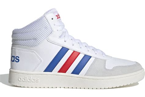 adidas ee7379|adidas Hoops 2.0 Mid White Blue Red Men's .